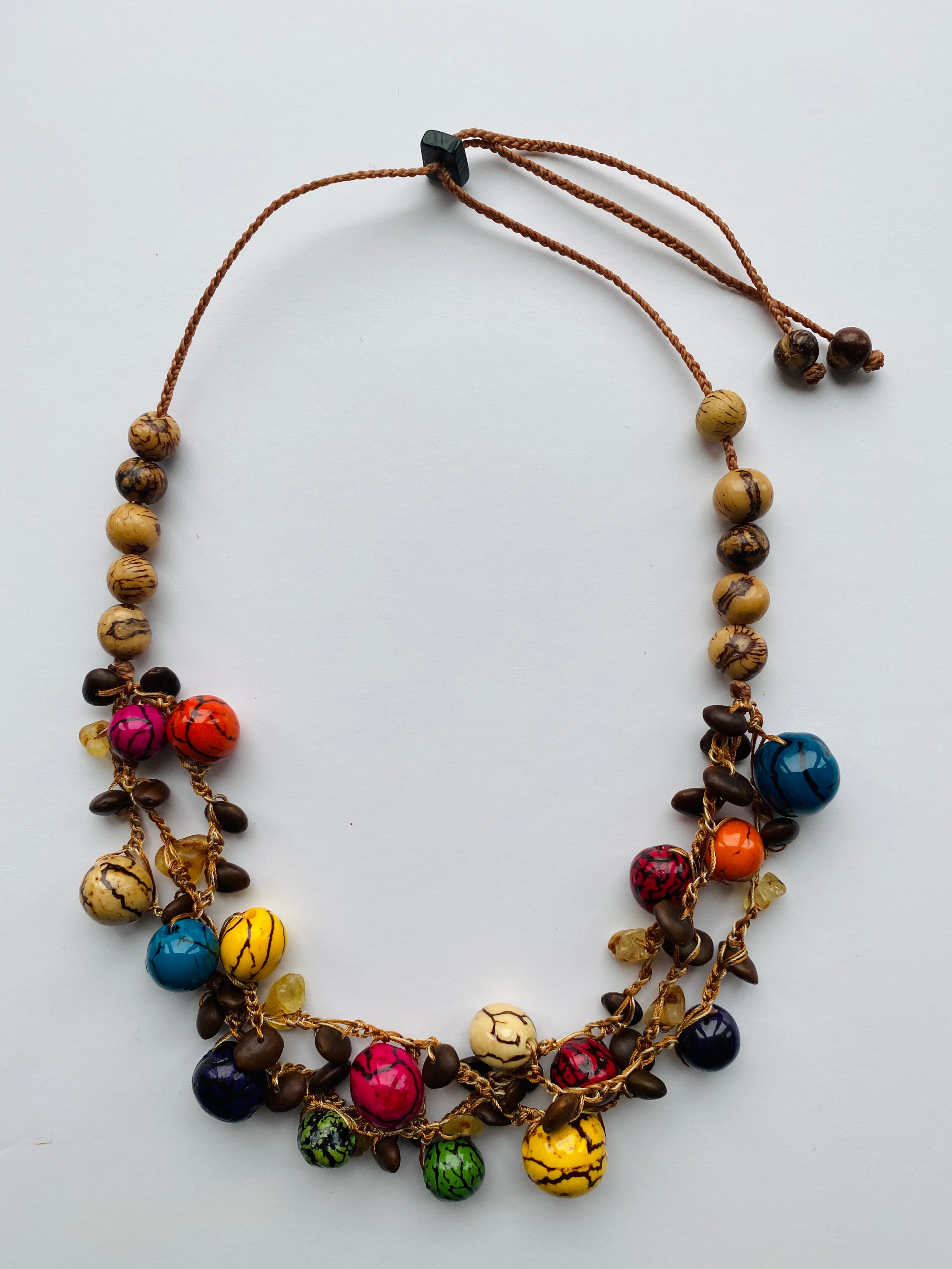 Multicolour Seeds Necklace